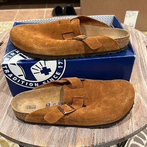Birkenstock Boston BS mink soft footbed